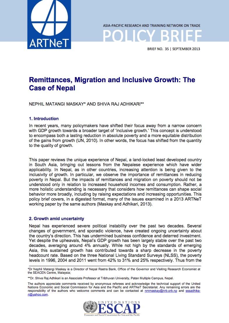 remittances nepal