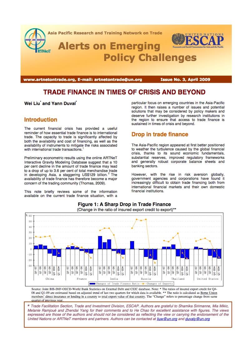 trade finance in crisis