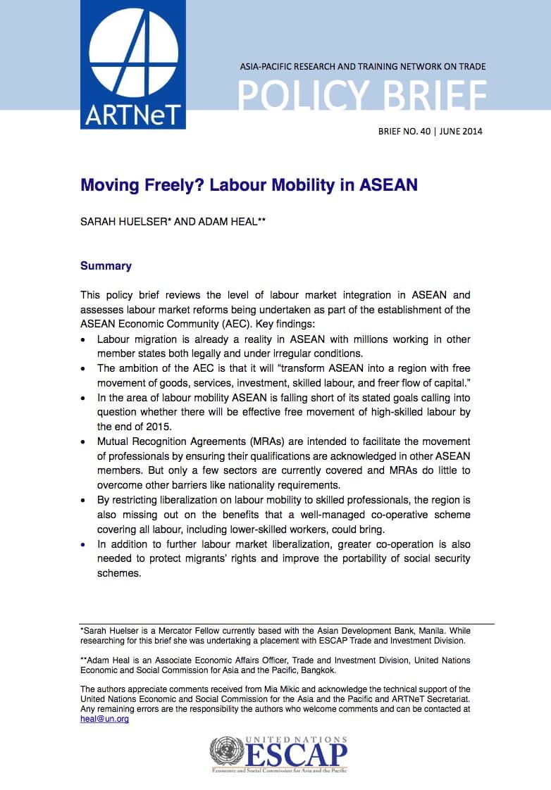 labor mobility asean