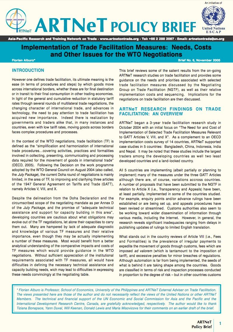 implementation WTO measures